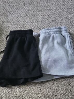 FCT Basics Large Black And Gray Women Shorts